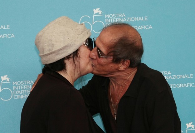 Adriano Celentano e Claudia Mori alla 65° Mostra del Cinema di Venezia