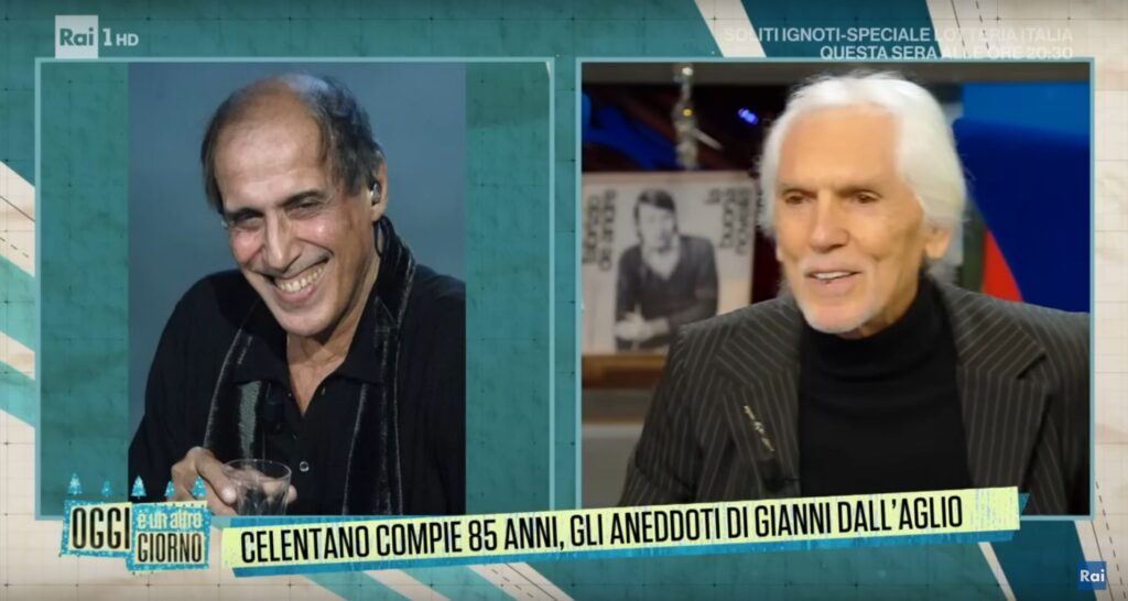 Gianni Dall'Aglio ospite di "Oggi è un altro giorno" su Raiuno